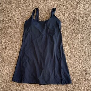 Old Navy Powersoft navy tennis dress with built in bra size large